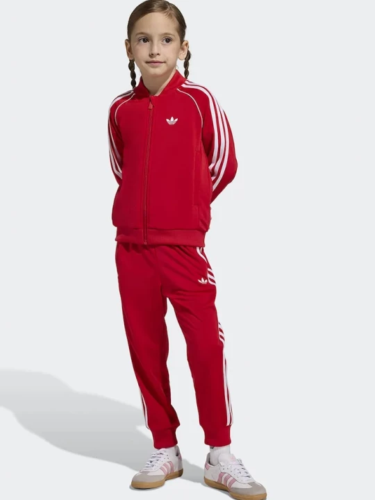 Obrázek produktu adidas Originals Dětská tepláková souprava adidas Originals červená