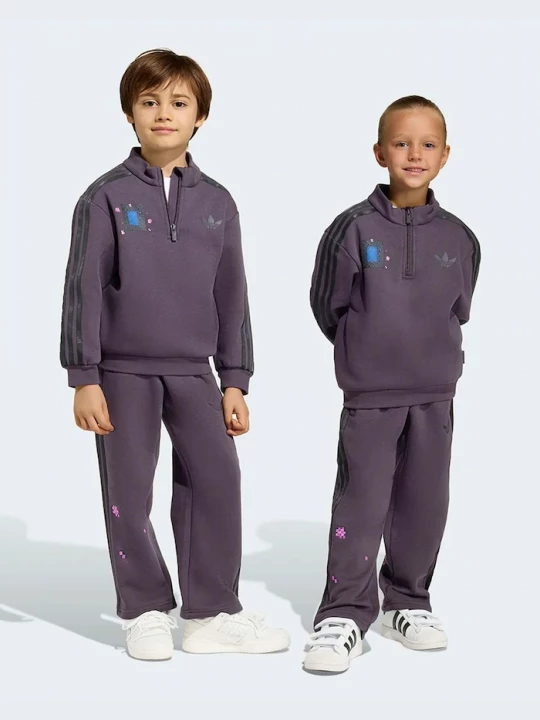 Obrázek produktu adidas Originals Dětská tepláková souprava adidas Originals fialová