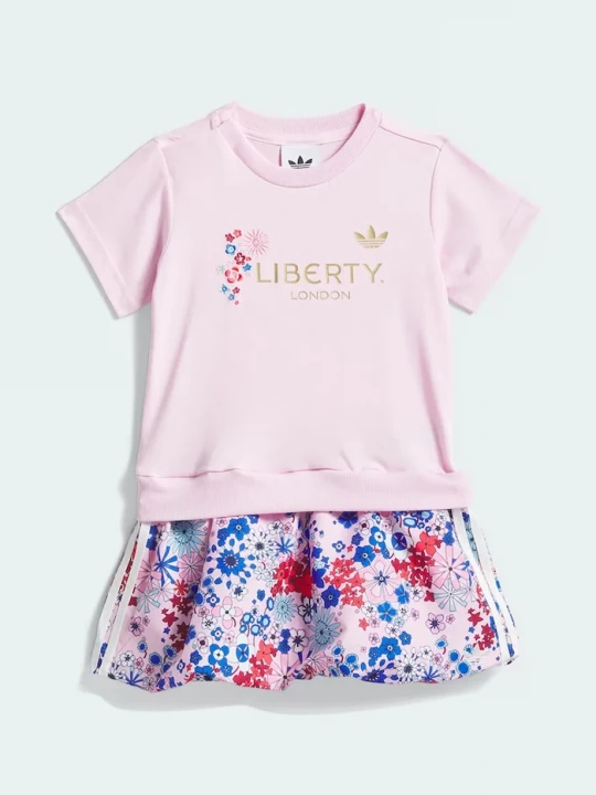 Obrázek produktu adidas Originals Dětské bavlněné šaty adidas Originals LIBERTY růžová