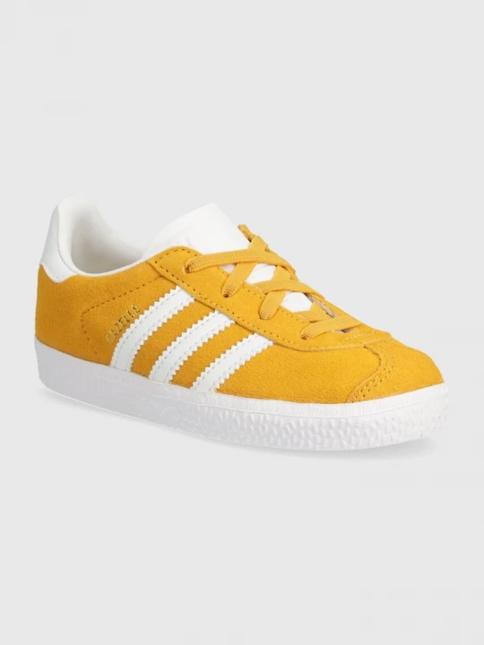 Obrázek produktu adidas Originals Dětské semišové sneakers boty adidas Originals GAZELLE CF EL žlutá