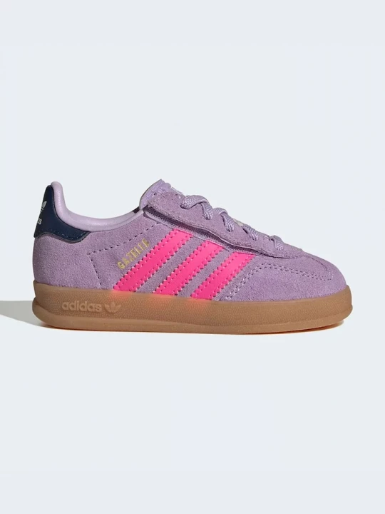 Obrázek produktu adidas Originals Dětské semišové tenisky GAZELLE INDOOR fialová