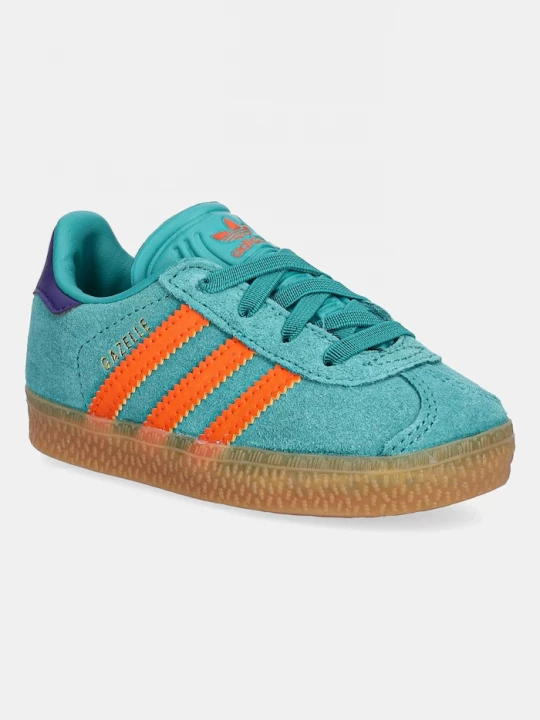 Obrázek produktu adidas Originals Dětské semišové tenisky adidas Originals GAZELLE tyrkysová