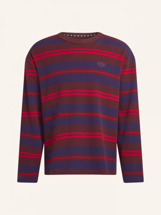 Obrázek produktu Adidas Originals Dlouhé Rukávy 90s Alternative tmavě fialová / hnědá / červená