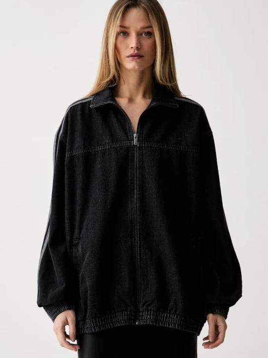 Obrázek produktu adidas Originals džínová bunda dámská džínová Firebird černá