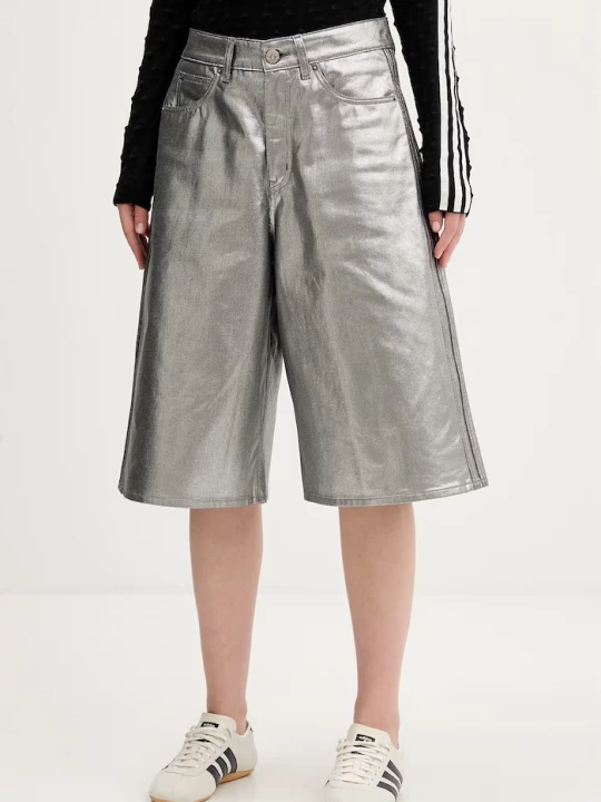 Obrázek produktu adidas Originals Džínové šortky adidas Originals Firebird stříbrná