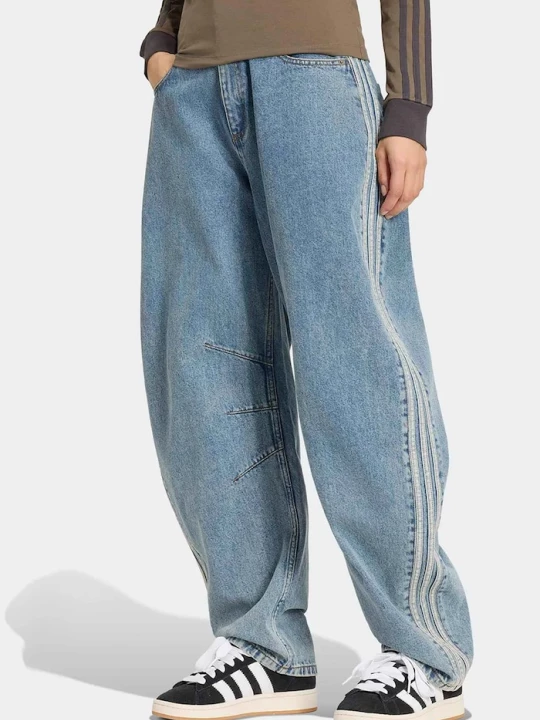 Obrázek produktu adidas Originals džíny barrel dámské Barrel modrá