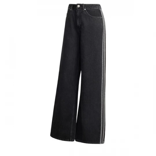 Obrázek produktu ADIDAS ORIGINALS Džíny 'HIGH RISE WIDE LEG DENIM' černá džínovina