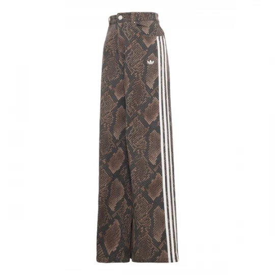 Obrázek produktu ADIDAS ORIGINALS Džíny 'SNAKE PRINT DENIM LOOSE' hnědá / světle hnědá / tmavě hnědá / bílá