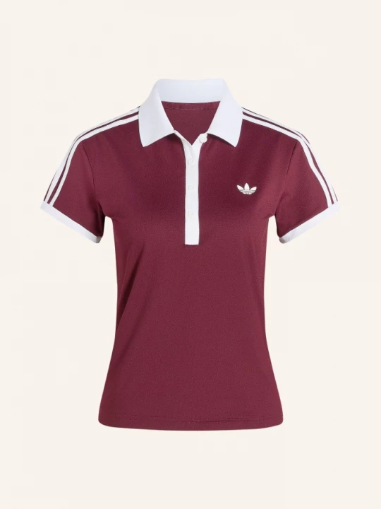 Obrázek produktu Adidas Originals Funkční Polokošile Classics tmavě červená / bílá