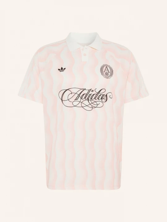 Obrázek produktu Adidas Originals Jerseyové Polo Tričko růžová / tmavě hnědá / krémová