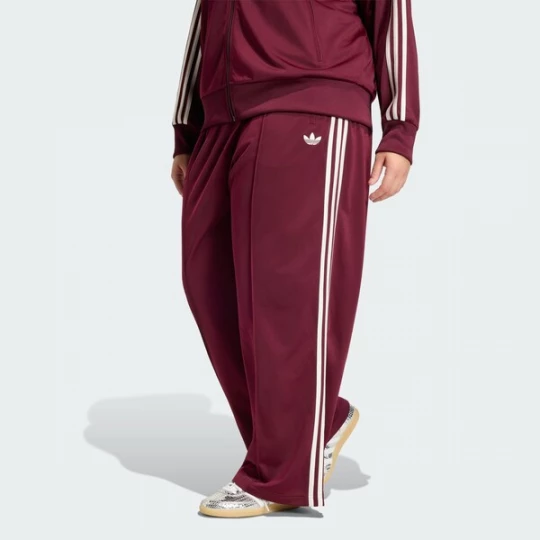 Obrázek produktu ADIDAS ORIGINALS Kalhoty 'Firebird' burgundská červeň / bílá