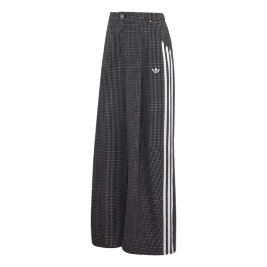 Obrázek produktu ADIDAS ORIGINALS Kalhoty se sklady v pase šedá / černá / bílá