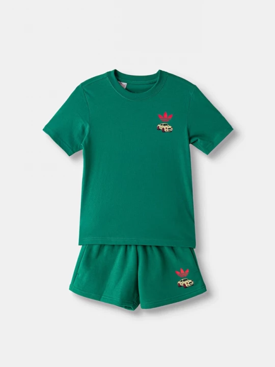 Obrázek produktu adidas Originals každodenní set dětský s bavlnou zelená