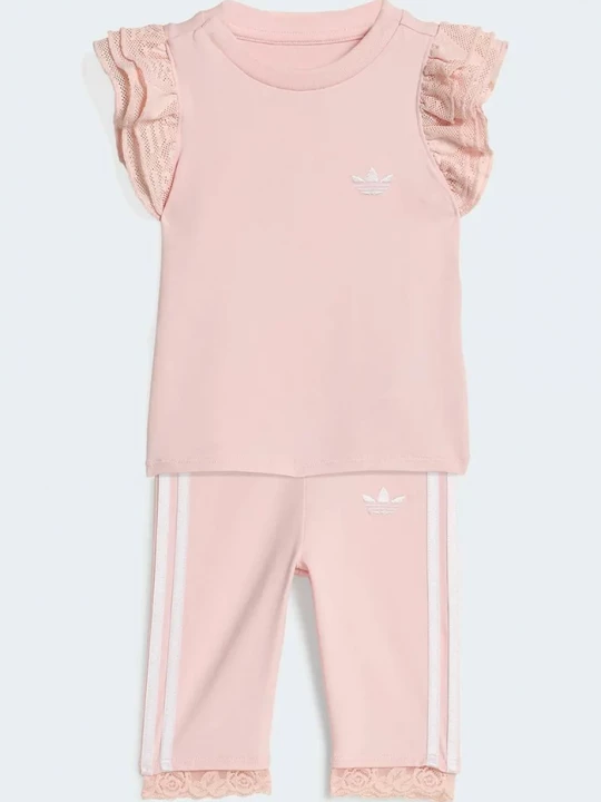 Obrázek produktu adidas Originals kojenecký set s bavlnou růžová