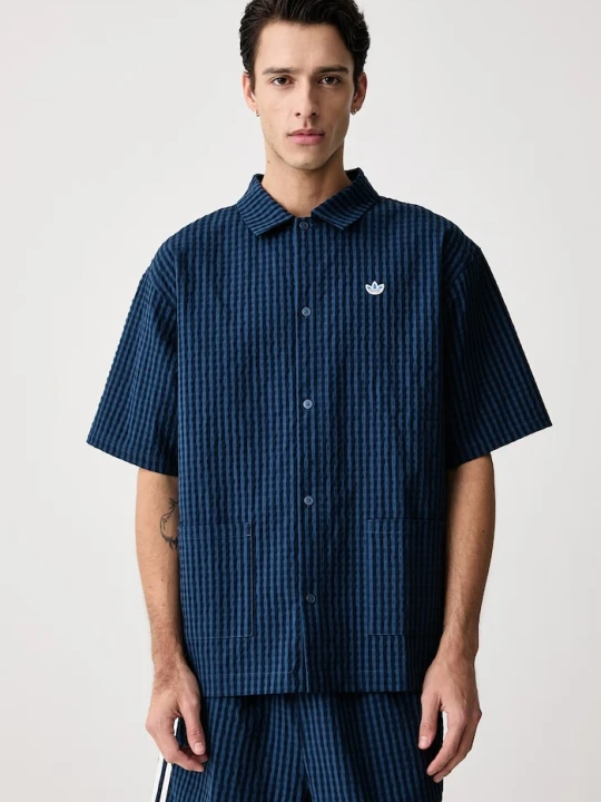 Obrázek produktu adidas Originals košile pánská bavlnou Resort modrá
