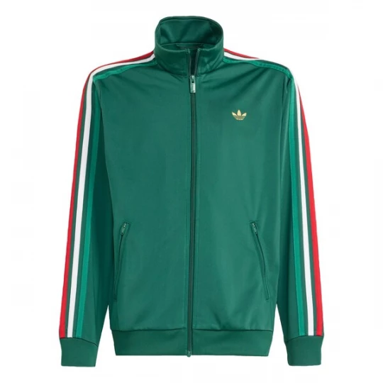 Obrázek produktu ADIDAS ORIGINALS Mikina 'Firebird' smaragdová / červená / bílá