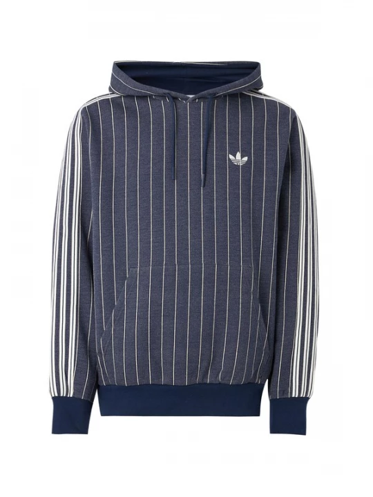 Obrázek produktu ADIDAS ORIGINALS Mikina 'PINSTRIPES' modrý melír / bílá