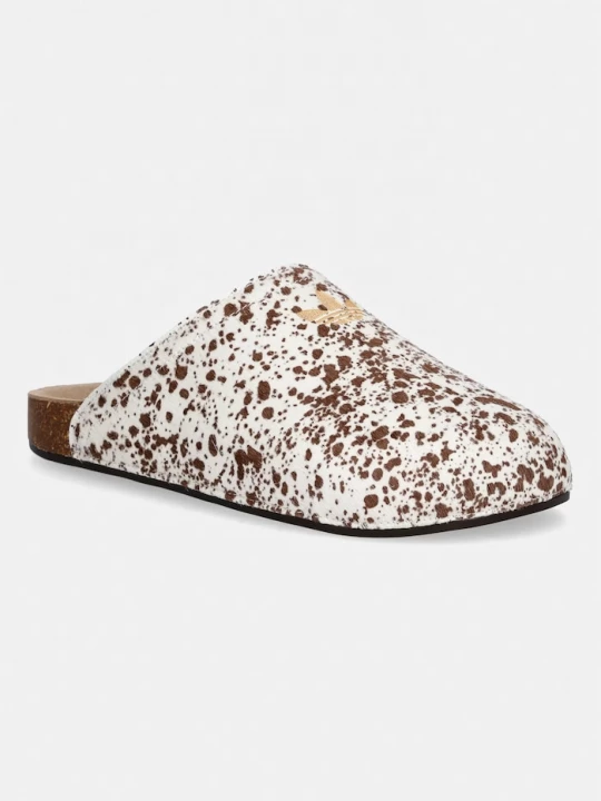Obrázek produktu adidas Originals pantofle dámské kožené Adimule hnědá