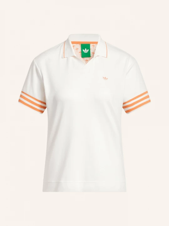 Obrázek produktu Adidas Originals Piqué Polokošile Originals 3-Stripe bílá / oranžová