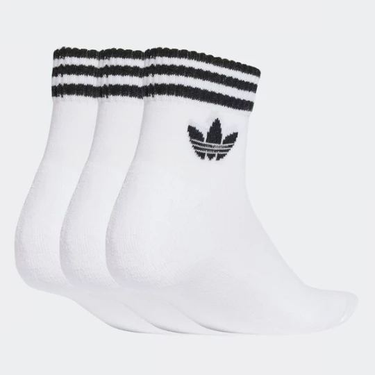 Obrázek produktu ADIDAS ORIGINALS Ponožky '3-Stripes Ankle 3 Pairs' černá / bílá