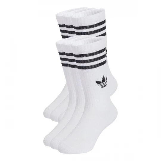 Obrázek produktu ADIDAS ORIGINALS Ponožky '3-Stripes Crew 6 Pairs Kids' černá / bílá