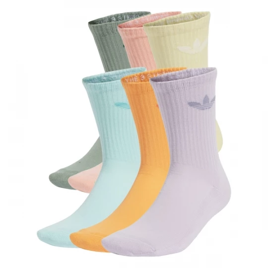 Obrázek produktu ADIDAS ORIGINALS Ponožky 'Trefoil Cushion' světlemodrá / zelená / fialová / oranžová