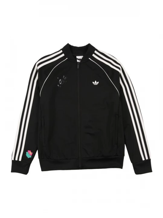 Obrázek produktu ADIDAS ORIGINALS Přechodná bunda 'BRAWL STARS SUPERSTAR LOOSE TRACK' zelená / pink / černá / bílá