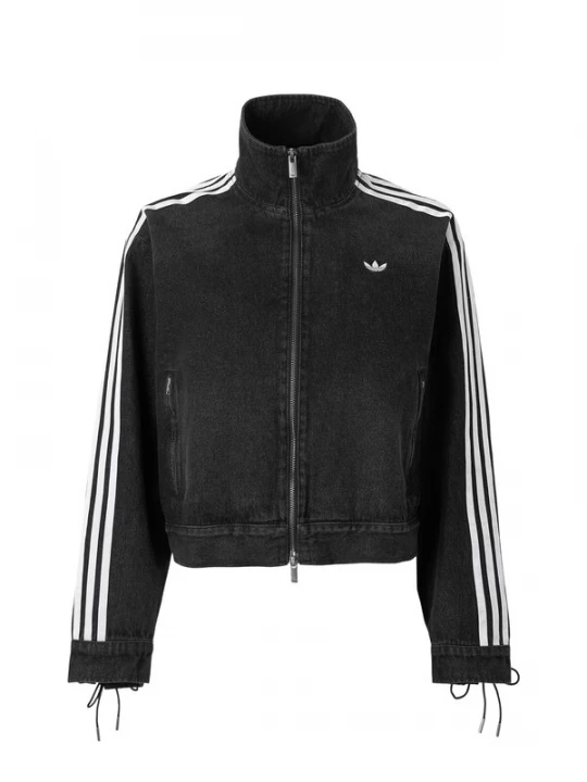 Obrázek produktu ADIDAS ORIGINALS Přechodná bunda ' DENIM LACING FIREBIRD ' černá / bílá