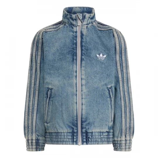 Obrázek produktu ADIDAS ORIGINALS Přechodná bunda 'Firebird' modrá džínovina / bílá