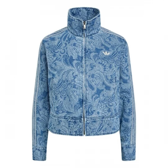 Obrázek produktu ADIDAS ORIGINALS Přechodná bunda 'Liberty London Firebird' modrá džínovina / bílá