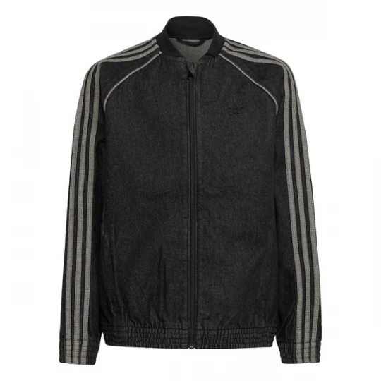 Obrázek produktu ADIDAS ORIGINALS Přechodná bunda 'SST LOOSE DENIM TRACK' antracitová / černá džínovina