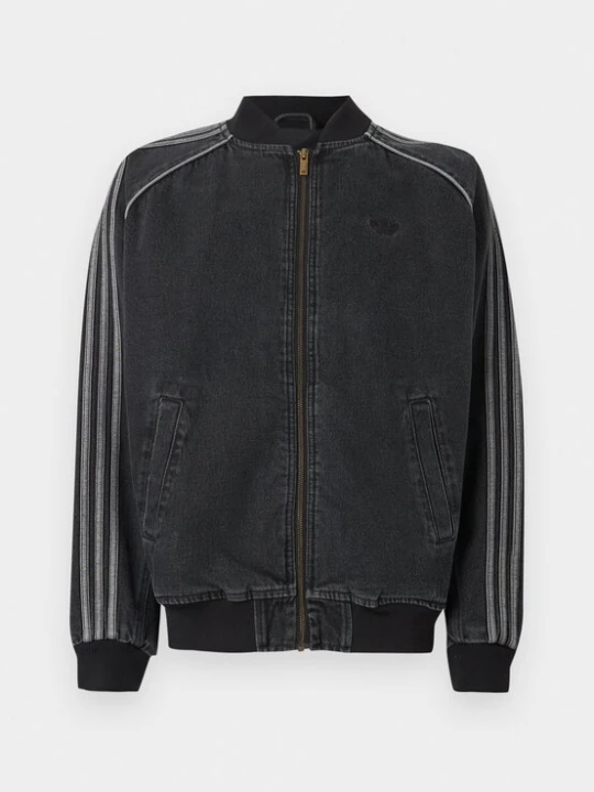Obrázek produktu ADIDAS ORIGINALS Přechodná bunda 'SST' šedá / černá / černá džínovina