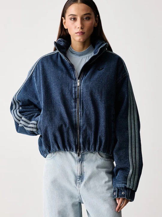 Obrázek produktu adidas Originals přechodová bunda dámská džínová Firebird modrá