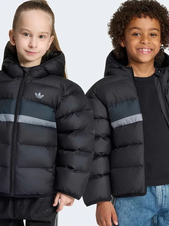 Obrázek produktu adidas Originals prošívaná bunda dětská černá