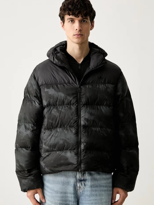 Obrázek produktu adidas Originals prošívaná bunda pánská Camo Regen černá