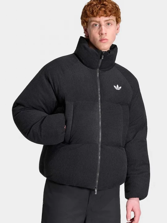 Obrázek produktu adidas Originals prošívaná bunda pánská manšestrová Corduroy černá