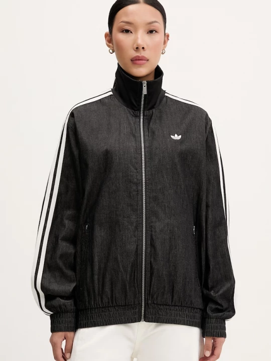 Obrázek produktu adidas Originals rozepínací mikina dámská bavlněná černá