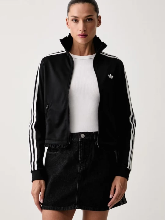 Obrázek produktu adidas Originals rozepínací mikina dámská Pleated Firebird černá