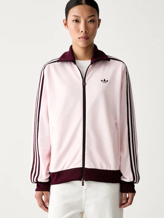 Obrázek produktu adidas Originals rozepínací mikina dámská s bavlnou Beckenbauer růžová