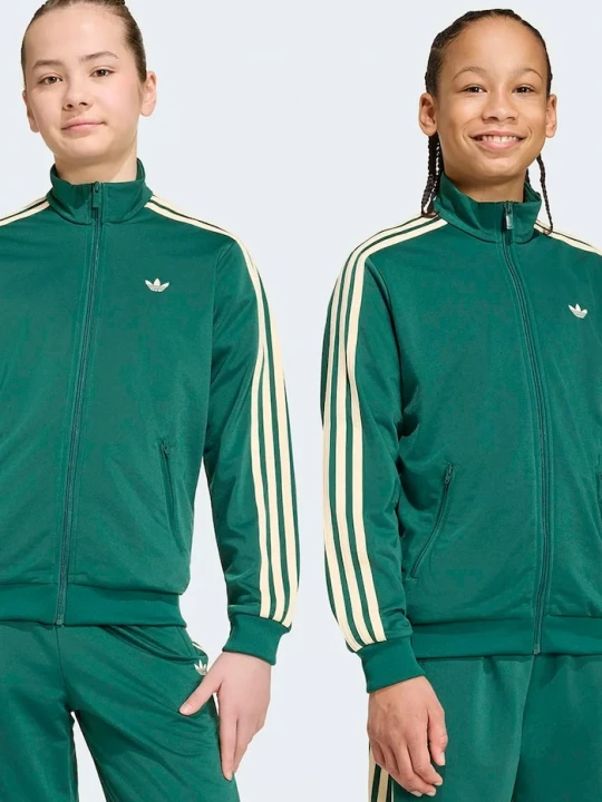 Obrázek produktu adidas Originals rozepínací mikina dětská ADICOLOR zelená