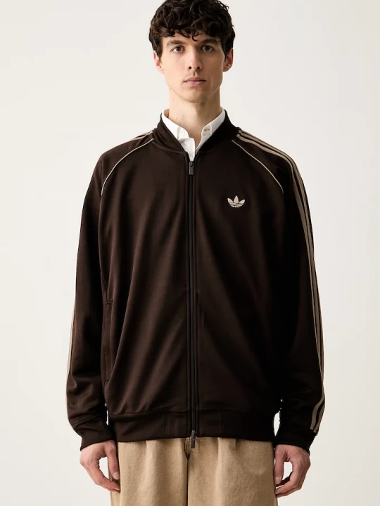 Obrázek produktu adidas Originals rozepínací mikina pánská Adicolor Classics Loose hnědá