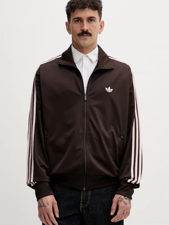 Obrázek produktu adidas Originals rozepínací mikina pánská FIREBIRD TT hnědá