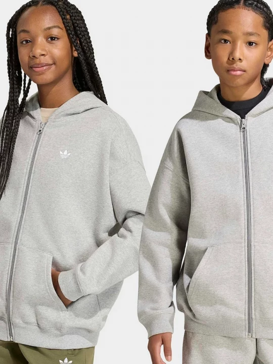 Obrázek produktu adidas Originals rozepínací mikina s kapucí dětská s bavlnou