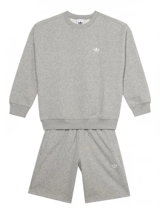Obrázek produktu ADIDAS ORIGINALS Sada 'OVERSIZED CREW SHORTS' šedý melír