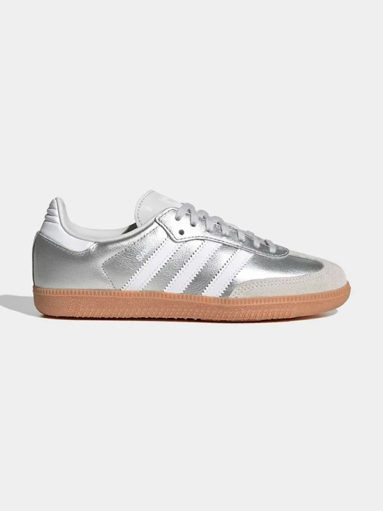 Obrázek produktu adidas Originals SAMBA OG sneakers boty dětské kožené stříbrná