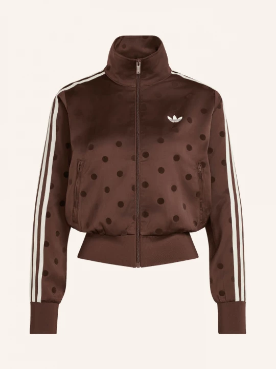 Obrázek produktu Adidas Originals Saténová Bunda Satin Polka Dots hnědá / tmavě hnědá
