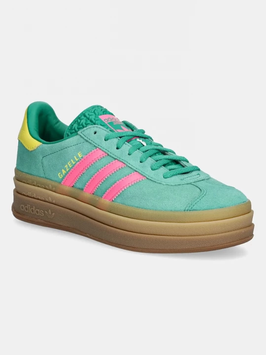 Obrázek produktu adidas Originals Semišové tenisky adidas Originals Gazelle Bold zelená