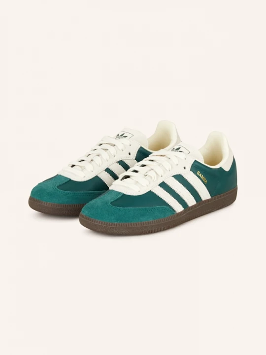 Obrázek produktu Adidas Originals Sneakersy Samba Og tmavě zelená / režná