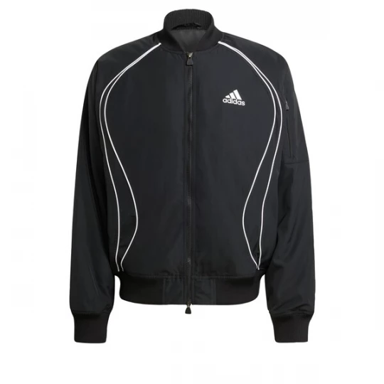 Obrázek produktu ADIDAS ORIGINALS Sportovní bunda 'Teamgeist' černá / bílá