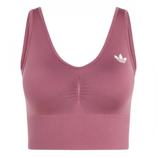 Obrázek produktu ADIDAS ORIGINALS Sportovní podprsenka 'Essentials' burgundská červeň / bílá